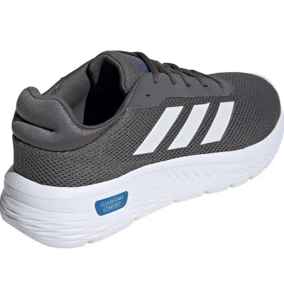 New Adidas Men's Cloudfoam Comfort Dark Gray Athletic Shoes - Picture 2 of 11
